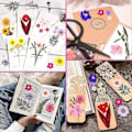 Miniatyrbillede 2 af 4: 90 stk. Ægte Tørrede Pressede Blomster, Tørre Pressede Blomster Til Resin Naturlige Pressede Blomsterblade Farverige Tørrede Pressede Blomster Til DIY Håndværk Lys J