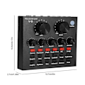 Miniatyrbilde 3 av 5: Eksternt USB-lydkort for PC, telefon, datamaskin, headset, mikrofon, nettsending, personlig underholdning, streamer, direktesendt lyd