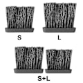 Miniatyrbilde 2 av 4: 2 stk. Reserve Refill Companion Hearth Børstehode Peis Reservedeler Avlang