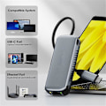 Miniatyrbild 2 av 5: USB C till 5Gbps Ethernet Adapter Driver-Fri RJ45 Gigabit Ethernet Nätverksadapter för Laptop 10/11 OS 11