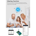 Miniatyrbild 4 av 5: Smart WiFi Relä Switch Modul Kit, Tippande Självlåsande Förreglingsmodul 1-Vägs AC85-250V med Hölje Fjärrkontroll