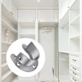 Miniatyrbild 5 av 5: 4-pack Garderobsfäste i rostfritt stål U-format Stångfäste Fläns 1-1/4\"