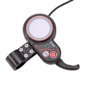 Miniatyrbillede 5 af 5: Lcd-lh100 24v/36v/48v/60v 6 Pins Elektrisk Cykel Display Tommelfinger Gas Håndtag Speedometer Kontrolpanel Til