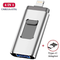 Miniatyrbillede 1 af 5: 32GB Memory Stick USB 3.0 Flash Drive. Thumb Drive (32GB Sølv)
