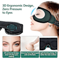 Miniatyrbillede 3 af 5: Natmaske Sovemaske Blindfold Nat Cahce Øjne Til Sovning Memory Foam 3d Konturformet Pasform, grøn