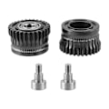 Pikkukuva 2 / 5: Kovettunut teräs Extruder-vaihde K1/K1C/Ender3 V3:lle, kulumiskestävä nanopinnoite, kaksoisvaihde