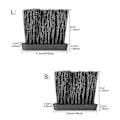 Miniatyrbilde 4 av 4: 2 stk. Reserve Refill Companion Hearth Børstehode Peis Reservedeler Avlang