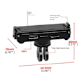 Miniatyrbilde 5 av 5: Magnetisk Feste Hurtigutløser Stativadapter med USB-Lading for /GO 3 3S Tommel Kamerabrakett Mag