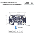 Miniatyrbillede 5 af 5: Mtf 01 Optisk Sensormodul Pmw3901 Optisk Flow Sensor Uav Positionering 8m Laser Afstandsmåling Integreret