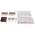 Miniatyrbillede 5 af 5: 2 stk. Pocketartist Vandfarve Rejse Sæt Malepalette Rejse Kit Vandfarve Valnød Palet Rejse W