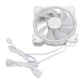 Miniatyrbilde 5 av 5: RGB Kabinettvifte 12cm 4pin PWM 3pin ARGB RGB Bakgrunnsbelyst 9 Vifteblader Sterk Luftstrøm Super Stille PC-vifte for PC Stasjonær Kabinett
