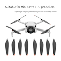 Miniatyrbilde 5 av 5: 2 Par Propeller til Mini 4 Pro Drone Tilbehør Propellerblad Utskifting Lav Støy Flyving F