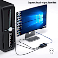 Miniatyrbilde 5 av 5: 60M -Kompatibel KVM-forlenger -Kompatibel USB KVM Ethernet-forlenger Sender Mottaker EU-plugg