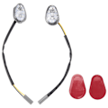 Miniatyrbild 2 av 5: 2 ST LED Blinkers Indikatorlampa Infälld Montering för Yamaha YZF R1 R3 R6 R6S FZ6 FZ1 FZ Fazer