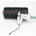 Miniatyrbillede 3 af 4: Sort Nylon Snor (2mm, 130m) - Vejrbestandig, Rivfast Snor Til Havearbejde, Håndværk