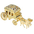 Miniatyrbillede 2 af 2: Bryllupsvogn Gaveæsker Chokolade Godteæsker Gaveæsker Bryllupsgaver Gaver Til Begivenheder Aften Og Fester (gylden) Banmo