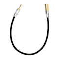 Miniatyrbillede 1 af 5: 3,5 mm han til Mini XLR 3-pin kabel Professionel forgyldt 3,5 mm til Mini XLR adapter til mikrofonmixer kamera