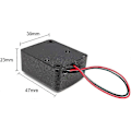 Miniatyrbillede 2 af 4: 1 stk. 110dB Elektronisk Sort Mini Piezo Alarm Sirene DC 12V Forsikring Tyverisikring Højdecibel Kvadratisk Skal Aktiv Buzzer Alarm til Biler Sikkerhedsskabe