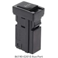 Miniatyrbilde 2 av 5: Ny Aux Stereo Adapter Inngang for Toyota Corolla Tacoma-Tundra RAV4 86190-02010 8619002010