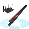 Miniatyrbilde 5 av 5: Høy Gain Dual Band SMA Router Antenne for ASUS AC68U / AC88U / AC66U - 3 STK