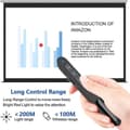 Miniatyrbilde 4 av 5: 2 i 1 USB/Type C Trådløs Presenter PowerPoint Hyperlink Fjernkontroll Presentasjonsklikker