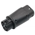 Miniatyrbilde 2 av 5: EVSE Adapter 32A J1772 Type 1 til Type 2 Pluggadapter, Elektrisk Bil Lader Ladekontakt
