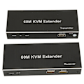 Miniatyrbilde 4 av 5: 60m KVM Extender Multifunksjonell 1080P 60Hz HD Multimedia Interface KVM USB Extender for TV DVD-spiller PC 100?240V