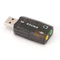 Miniatyrbillede 2 af 5: 3d Usb Lydkort Usb Audio 5.1 Eksternt Usb Lydkort Audio Adapter Mikrofon Højttaler Audio Interface Til Laptop Pc Mini Data