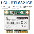 Miniatyrbild 5 av 5: Rtl8821ce 802.11ac för Bluetooth 4.2 433mbps 2.4ghz/5ghz Dubband Mini Pcie Wifi-kort Rtl8821 Supp