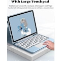 Pikkukuva 1 / 3: Ipad Pro 11 20/21 Kotelo Näppäimistöllä, Irrotettava Kosketuslevynäppäimistö Kynätelineellä - Langaton Bluetooth Kosketuslevynäppäimistösuoja Sukupolvelle, sininen