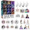 Miniatyrbillede 1 af 4: 2023 Taylor Swift Julekalender til fans, 24 dages julekalender nedtælling vedhæng blind boks, dejlig julegaveidé til fans