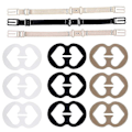 Miniatyrbillede 3 af 5: 12 stk. BH-strop Clips Skjuler Stropper Holdere, Justerbar BH-strop-T