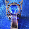 Miniatyrbillede 3 af 5: Stargate Bogmærker, Pynt, Bordlamper, Gave, LED-belyst Portal Bogmærker, To-vejs Galaxy Dør