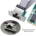 Pikkukuva 3 / 5: Uusi Mini PCI-E Verkkokortti 1000Mbps Gigabit Ethernet NIC Adapteri RTL8111F PCI 10/100/1000M RJ45 LA