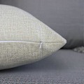 Miniatyrbillede 3 af 4: MR Right Dekorative Pudebetræk Bomuld Linned Kvadratisk Pudebetræk Pudebetræk til Sofa Hjemmeindretning 18 x 18 Tommer MR.Right