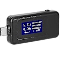 Miniatyrbild 2 av 5: Usb Typ-c Testare, Multifunktionell Dubbelriktad Strömspänning DC Digital Voltmeter (svart)