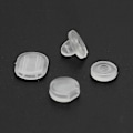 Miniatyrbillede 4 af 5: 100 stk. Clip-on Øreringe Pads Silikone Clip Øreringe Pads Komfort Øreringe Puder