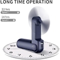 Miniatyrbillede 2 af 5: USB Genopladelig Lomme Håndholdt Ventilator, Mini Bærbar Håndventilator, Foldbart Design, 14-21 Timers Arbejdstid, Støjsvag Personlig Ventilator