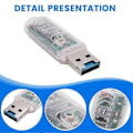 Miniatyrbilde 5 av 5: 5 stk. for V3 Btc Miner Stille Miner Maskin USB Mining Maskin LV03 74KH/S Mini Asic Mining