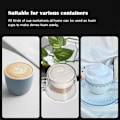 Miniatyrbilde 4 av 5: Håndholdt Elektrisk USB Oppladbar Mini Skum Maker Drikke Mikser Visp Rører for Kaffe Latte Matcha
