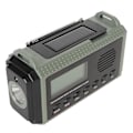 Miniatyrbilde 3 av 5: Nødradio FM AM SW WX 10000mAh Solcellelading Bærbar LCD Digital Display Håndsveivradio for utendørs bruk