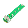 Miniatyrbilde 1 av 5: SSD-adapter 12+16-pin direkte tilkobling Datatilbehør Trådløs SSD til M.2 NGFF adapterkort for Macbook 2013/2014/2015