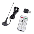 Miniatyrbillede 1 af 4: MINI USB2.0 Digital DVB-T SDR+DAB+FM Video Broadcast HDTV Tuner Receiver Stick