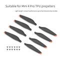 Miniatyrbilde 4 av 5: 2 Par Propeller til Mini 4 Pro Drone Tilbehør Propellerblad Utskifting Lav Støy Flyving F