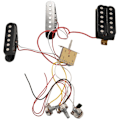 Miniatyrbild 1 av 5: ST Elektrisk Gitarr Pickup-Koppling Förkopplad 5-Vägs Switch 2T1V Kontroll SSH Pickup för Svart