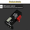 Miniatyrbilde 3 av 5: Batteritester digital universal 1.5V 9V AA Mignon Micro AAA Tester Batteri