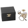 Miniatyr Musikalisk Instrument Replika Trumset Ornament Trummis Gåva