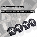 Miniatyrbilde 3 av 5: For Tesla Hjulkapselsett Senter Navkapselsett Hjulkapselmutterdeksel Senter Modifikasjon Navdeksel For Model Y Mode 3 Mode S Mode X
