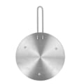 Miniatyrbilde 3 av 5: Varmespreder i rustfritt stål induksjonskomfyr diffuserplate med håndtak for kjøkken 19,5 cm/7,68 tommer