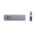 Miniatyrbilde 4 av 5: M.2 NVMe SATA SSD-kabinett 10 Gbps M.2 til USB Type C Ekstern Adapter Fingeravtrykk Kryptering M